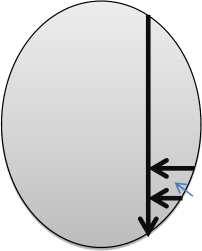 Cut Slices From This Large Column Of Cake - Circle (446x541)