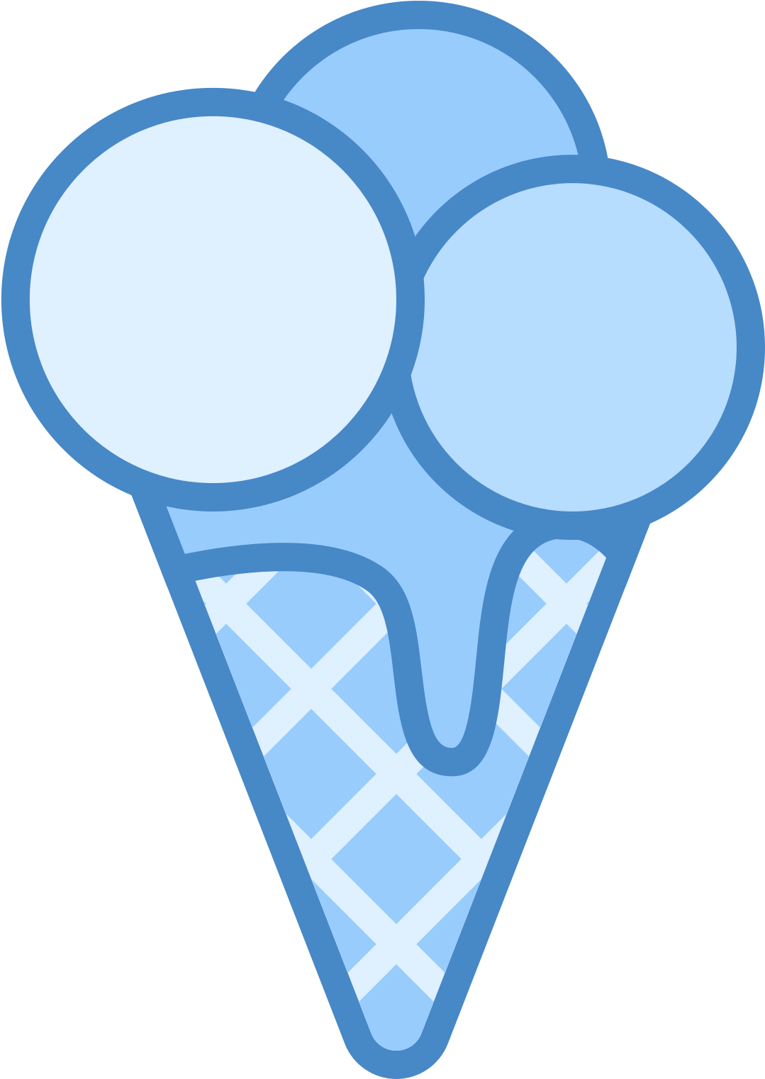 Cream Clipart Antiseptic - Ice Cream Cone (1600x1600)