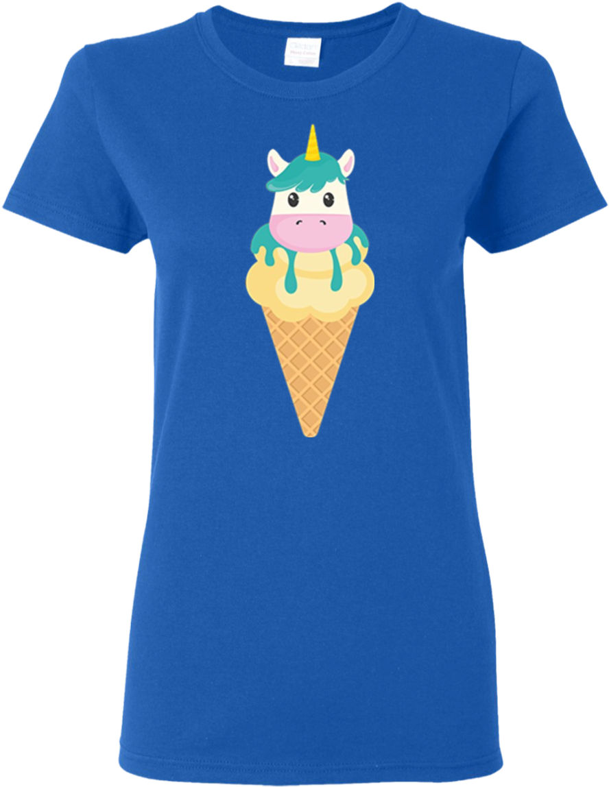 Unicorn Ice Cream Cone T-shirt For Ice Cream Lovers - Golden State Warriors 2018 Playoffs (1155x1155)