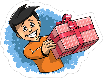 Sticker 5 From Collection «daraz Shopping Buddy» - Cartoon (490x317)
