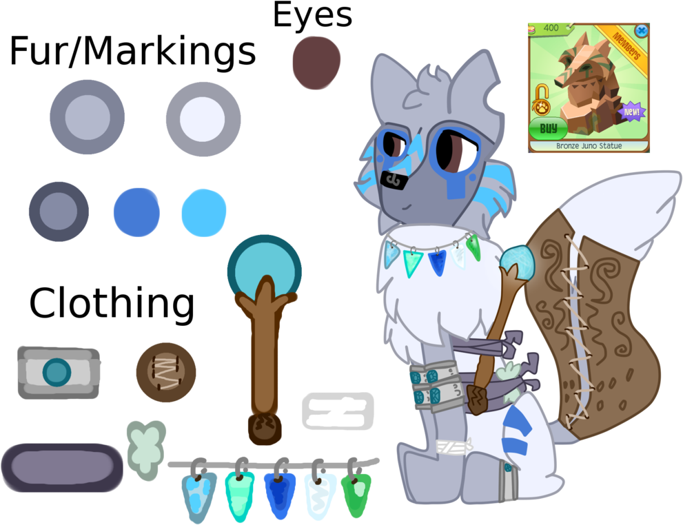 Juno The Arctic Wolf Alpha By Roseyicywolf - Painting (1024x813)