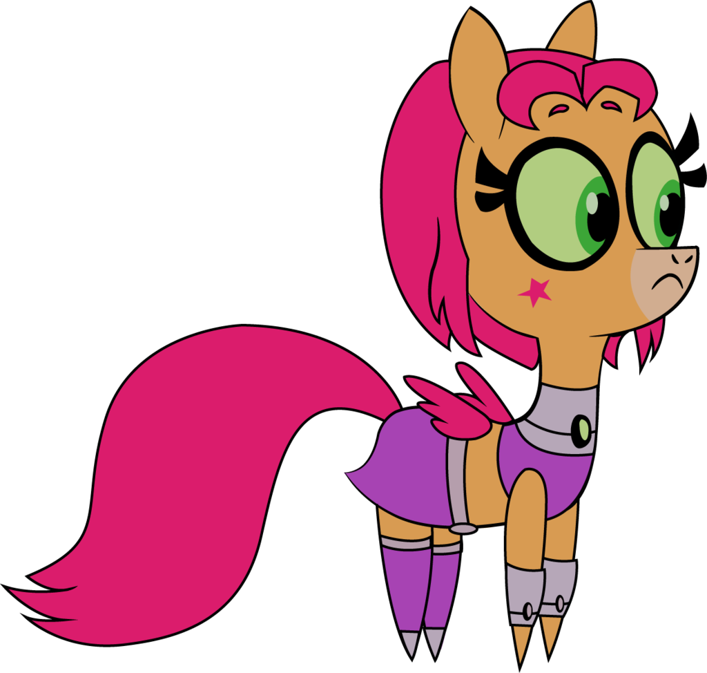 Teen Titans Go Starfire Pony (1024x974)