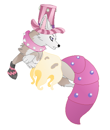 My Animaljam Wolf By Featherblossomartist - Animal Jam Art Png (404x445)