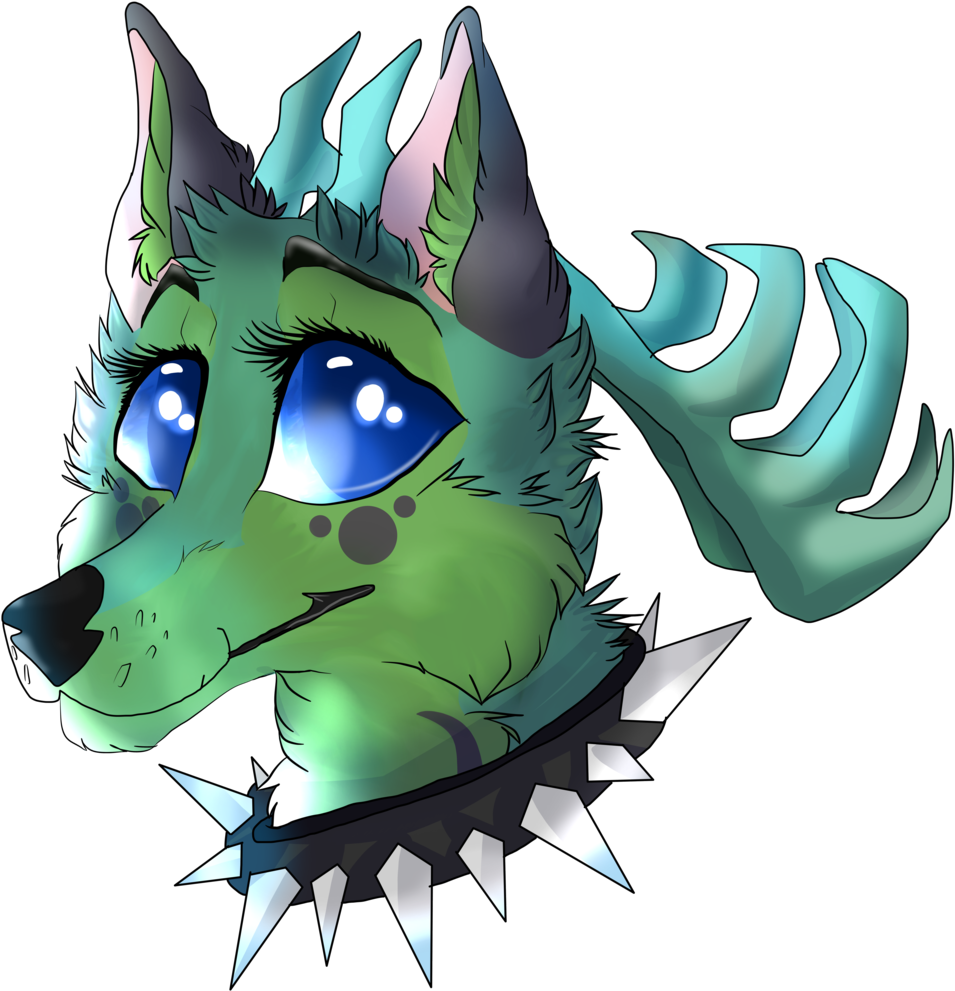 [animal Jam] Detailed Headshot Personal Art By Sandy - Cartoon (1024x1048)