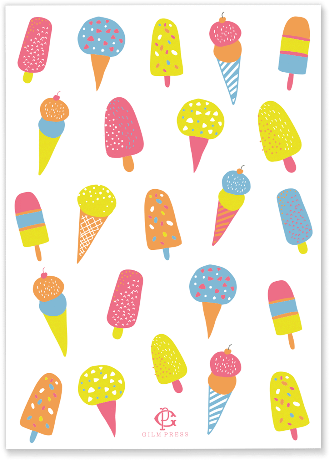 Ice Cream & Popsicle Birthday Party Invitation - Ice Pop (1073x1500)