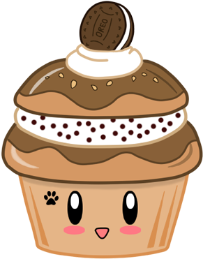 Cute Cupcake Drawing - Cupcake Cute Drawing (374x414)