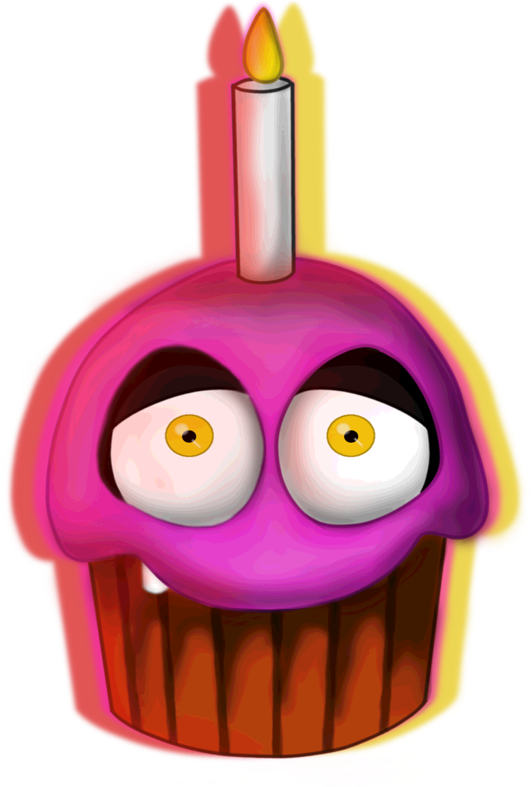 Fnaf Chica S Cupcake By Smappa Art-d82xkk6 - Five Nights At Freddys Giant Chica's Cupcake (900x1121)