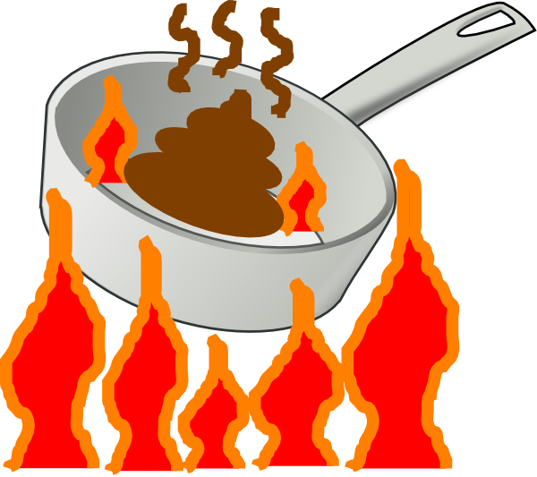 The Hot Skillet Clip Art At Clker - Clip Art Hot (600x533)