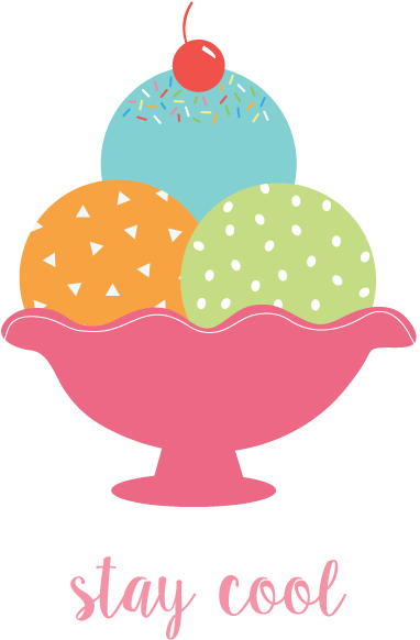 Ice Cream Printables Invitations & Print Short Stop - Ice Cream Sundae Party Clipart (612x792)