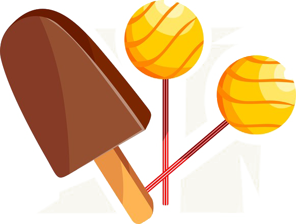 Ice Cream Lollipop Candy Drawing - Ice Cream Lollipop Candy Drawing (581x440)
