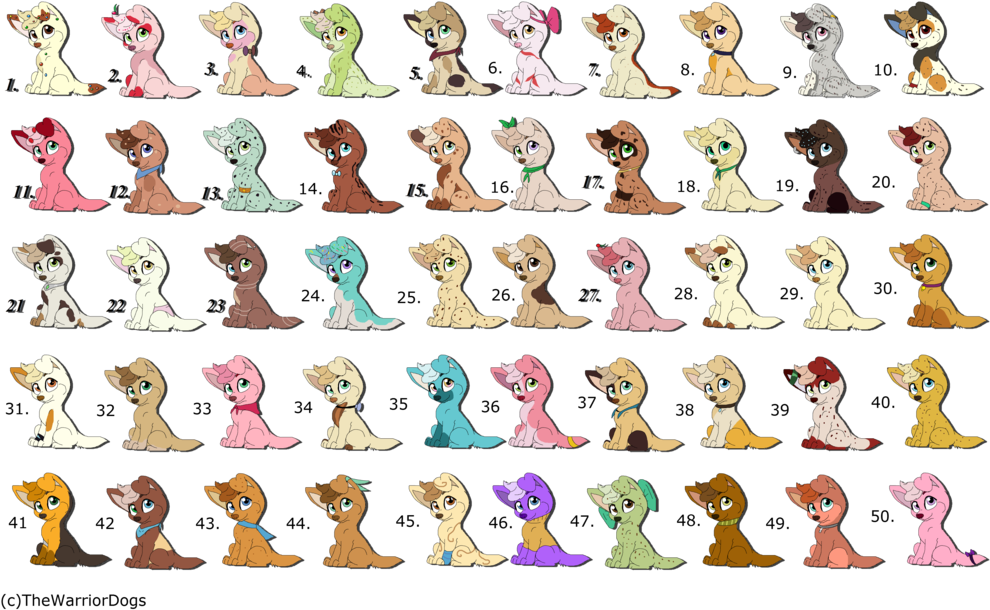 5 Point Ice Cream Puppies Open By Thewarriordogs - Cartoon (1024x627)