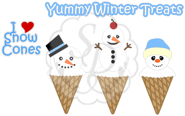 Snow Cones - Ice Cream Cone (600x377)