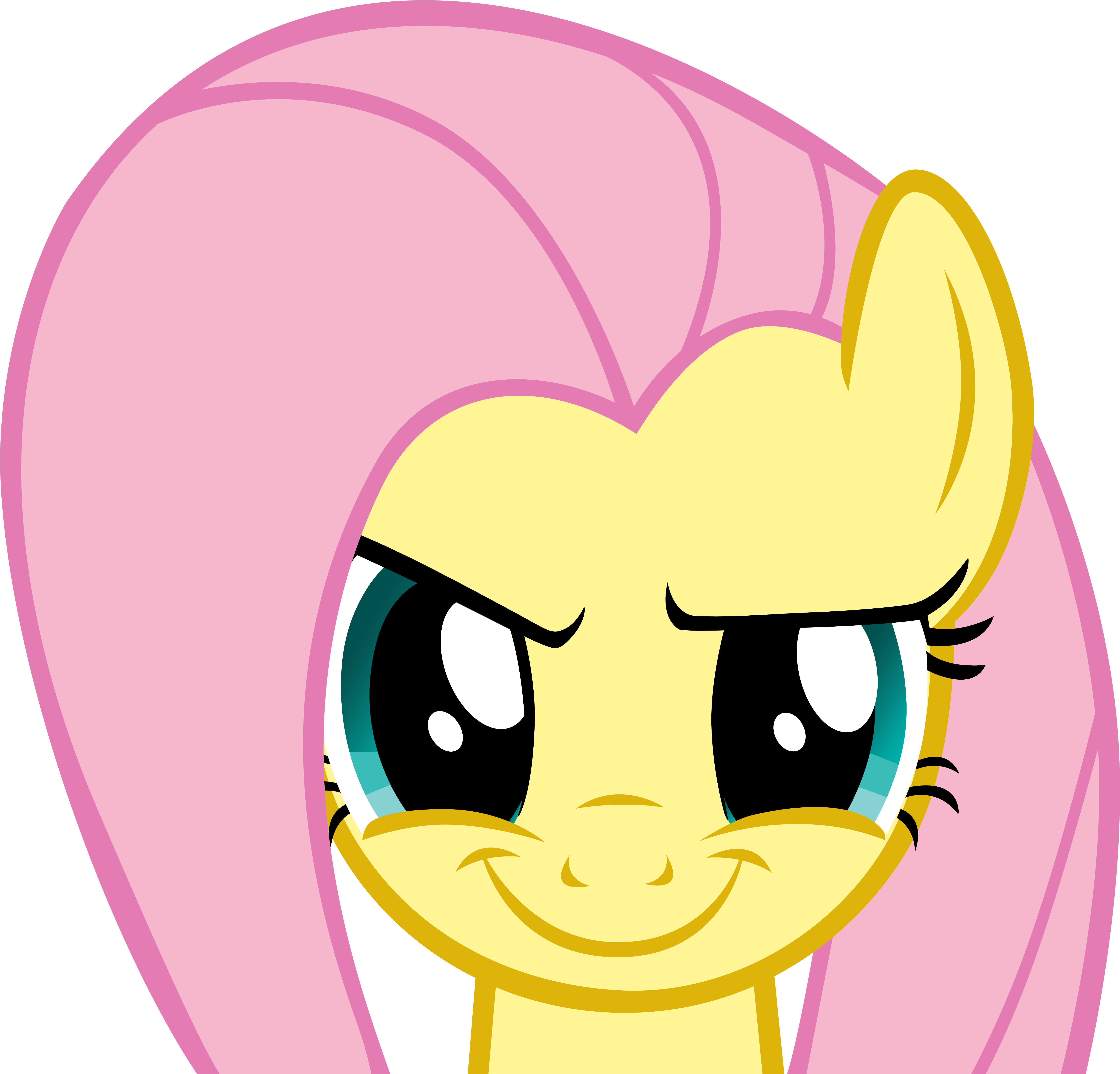 Fluttershy Pinkie Pie Applejack Rainbow Dash Rarity - Fluttershy Raep (7200x8000)