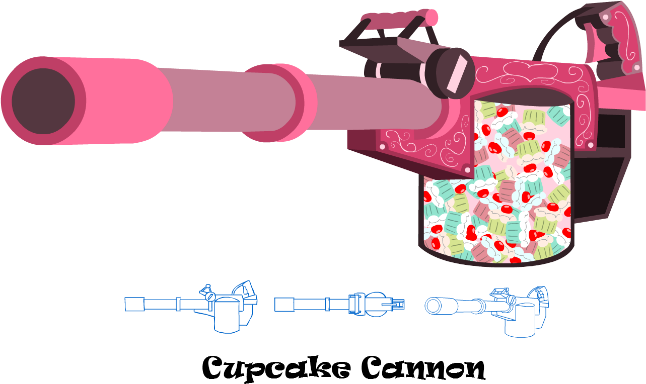 Cupcake Cannon By Flamingorich Cupcake Cannon By Flamingorich - Cupcake (1500x1000)