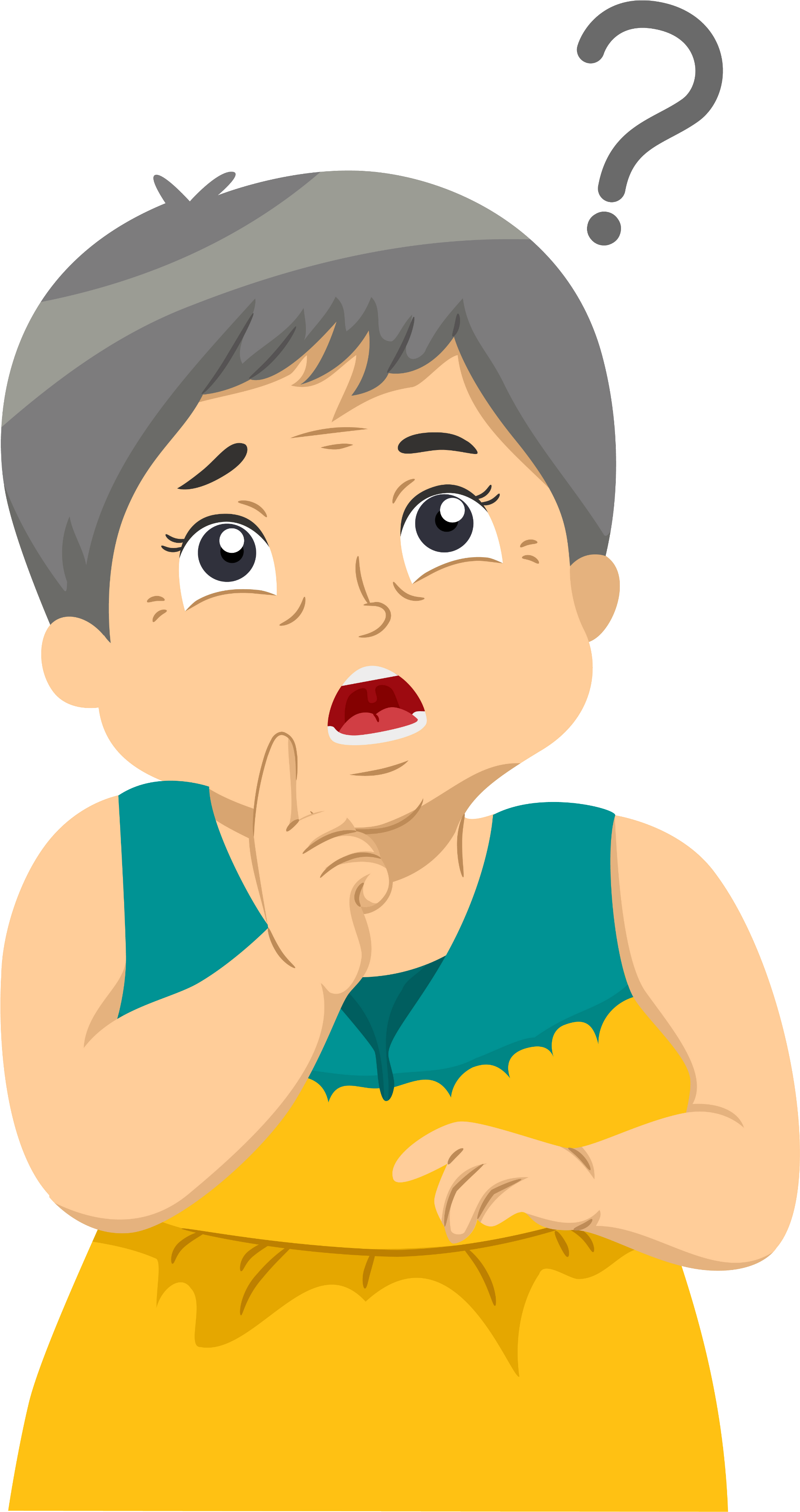 Memory Amnesia Clip Art - Olvidadizo Dibujo (2752x4000)