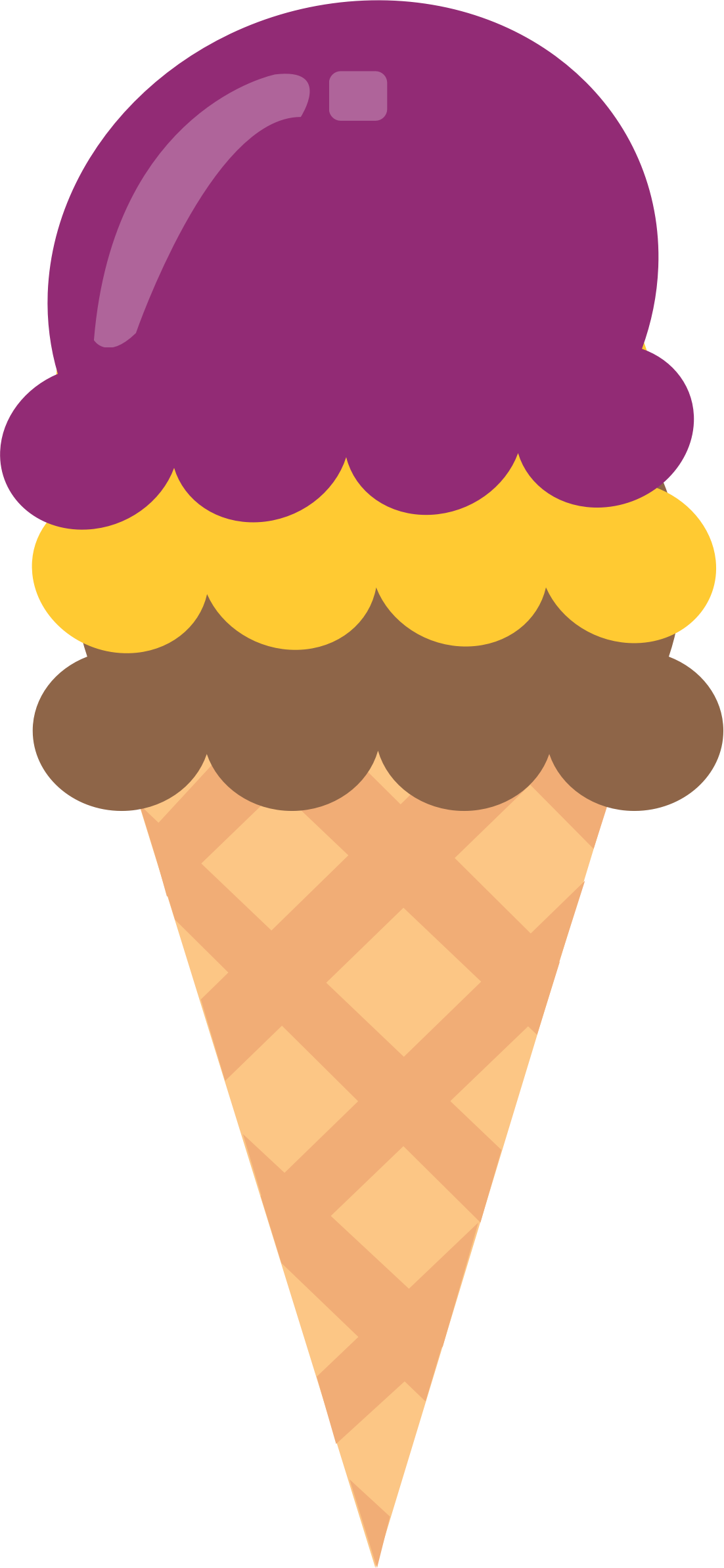 Big Image - Ice Cream Cone Clip Art Large (1102x2388)