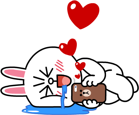 Brown & Cony Sweet Love - Brown And Cony Love (618x618)