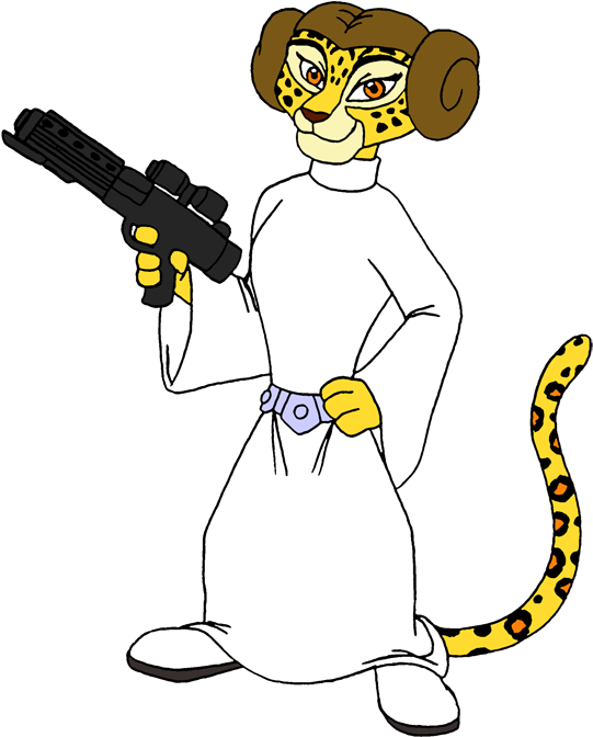 Gia As Princess Leia By Lionkingrulez - Gia As (577x708)