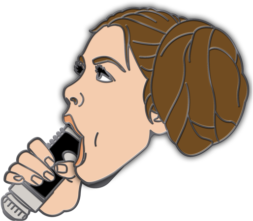 Princess Leia Xxx Pin - Illustration (600x600)