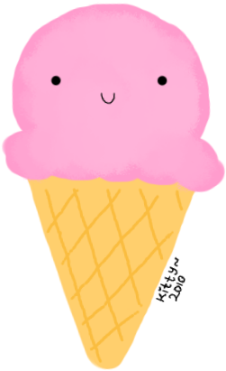 Happy Ice Cream By Kittykatklub1 - Happy Ice Cream Cone (361x478)