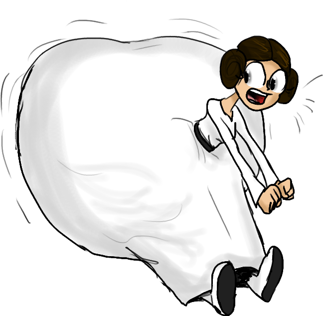 Leia By Organicgranite - Cartoon (708x740)