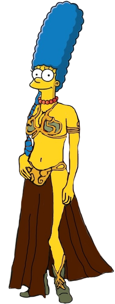 Marge Simpson In Leia's Metal Bikini By Darthraner83 - Twilight Sparkle In A Bikini (466x992)