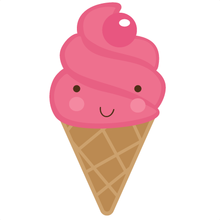 Cute Ice Cream Cone Svg File Ice Cream Cone Svg Ice - Cute Ice Cream Icon (432x432)