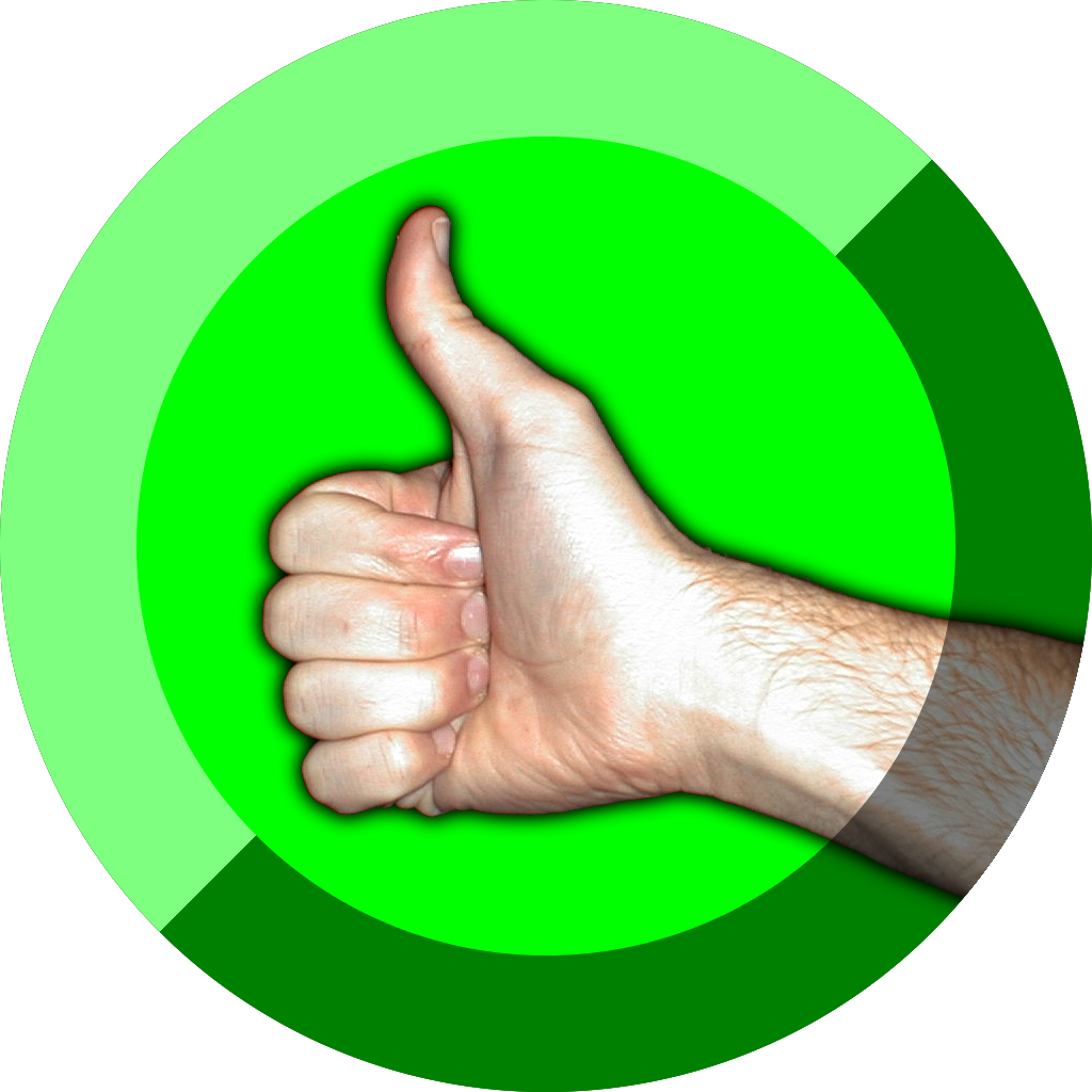Thumbs Up Illustration 19, Buy Clip Art - Thumbs Up Symbol (1024x1024)