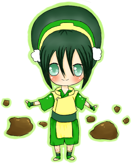 Avatar The Last Airbender - Cartoon (500x587)