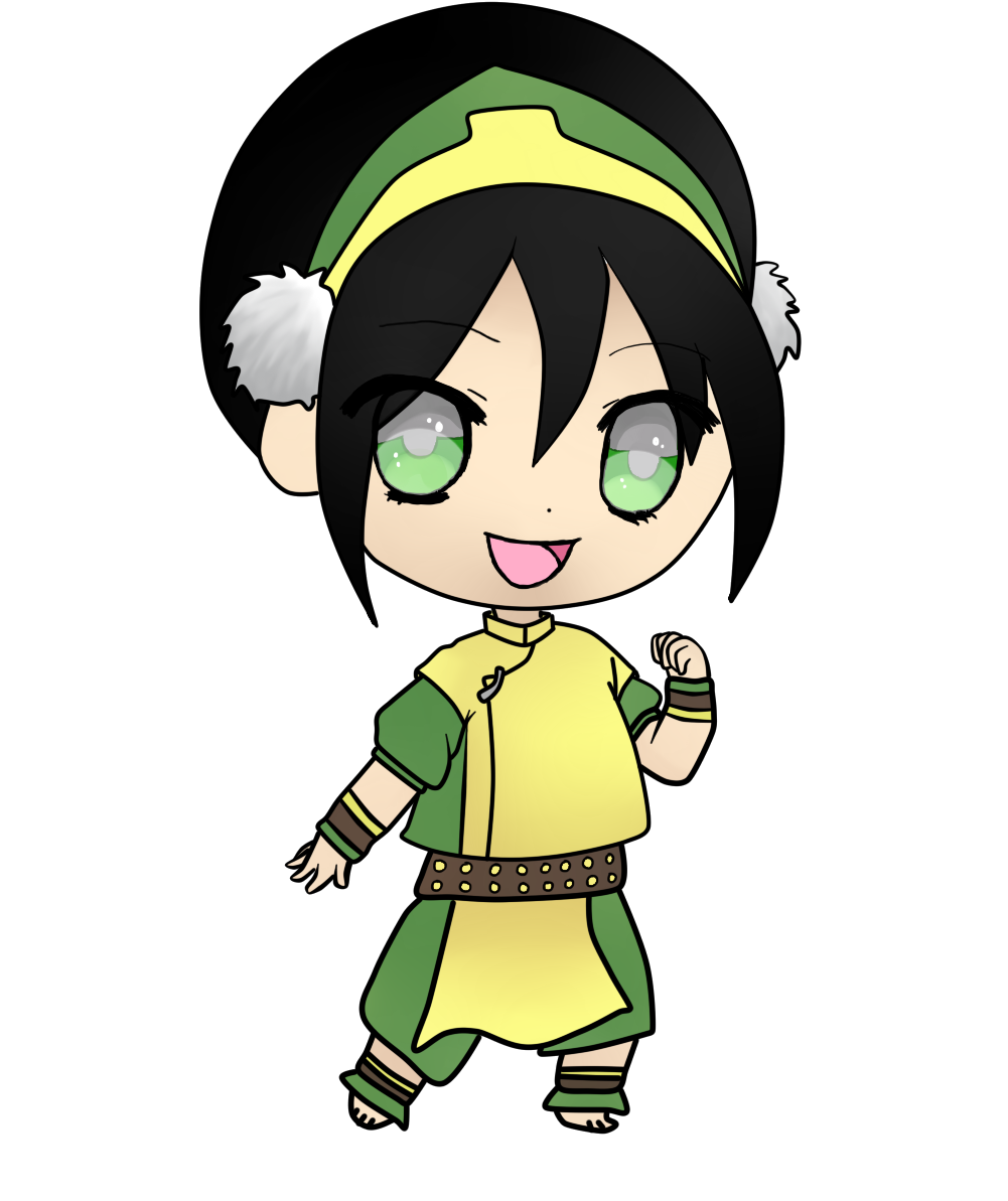 Chibi Toph Beifong By Doodle-dream - Avatar The Last Airbender Fan (1000x1200)