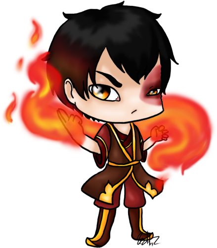 Chibi Zuko By Katta2 - Avatar Chibi Png (450x532)