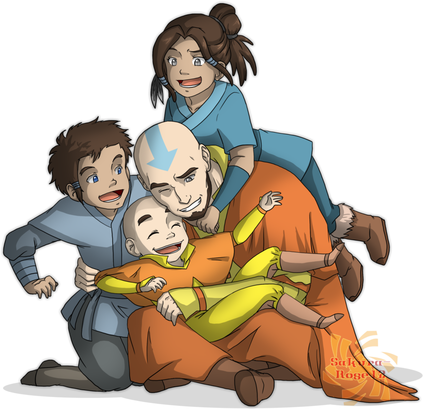 Avatar Favourites By Aleccha On Deviantart - Aang And Katara (900x840)