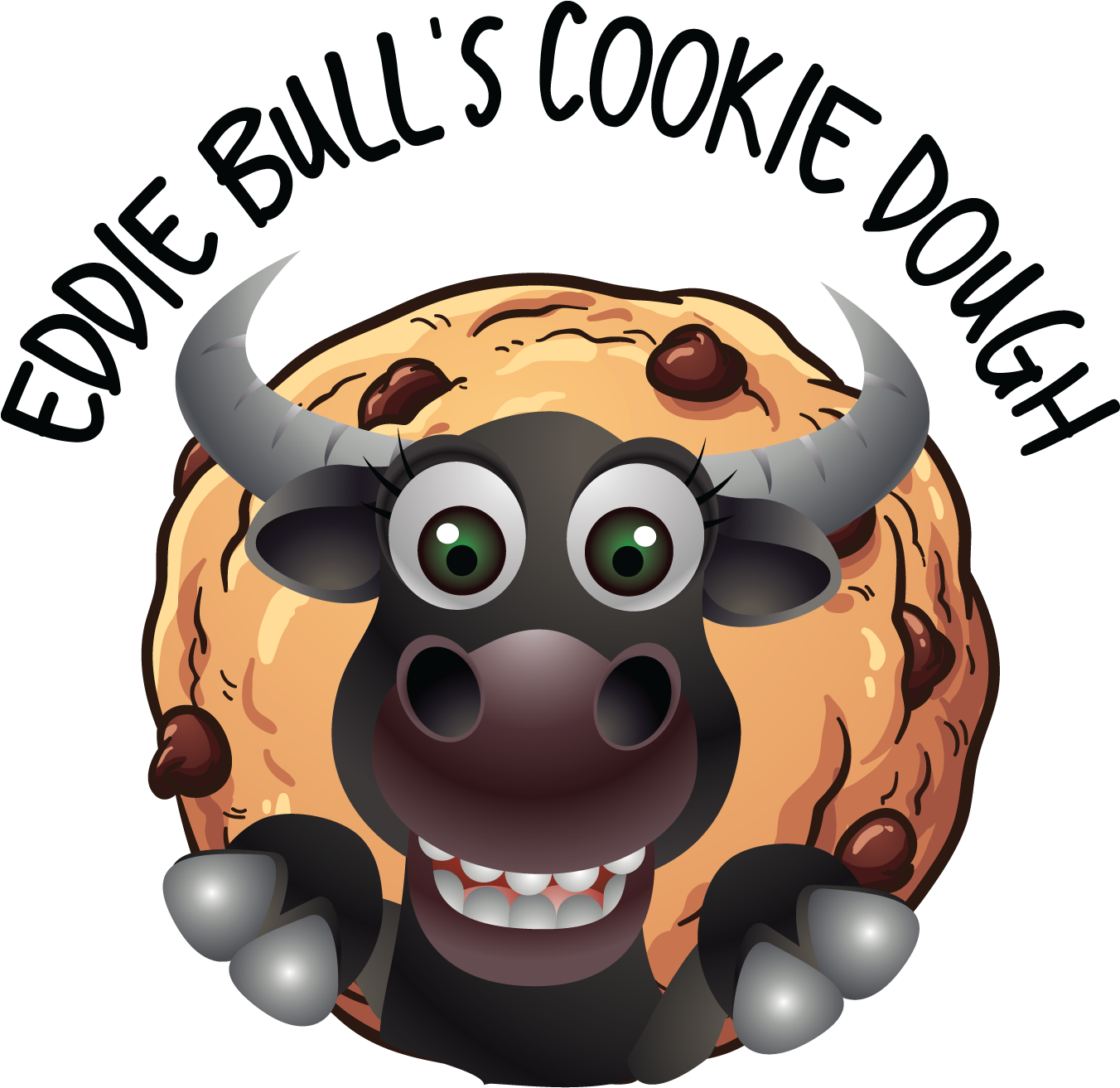 Cookie Clipart Cookie Dough Free Png,logo,coloring - Eddie Bulls Cookie Dough (1392x1347)