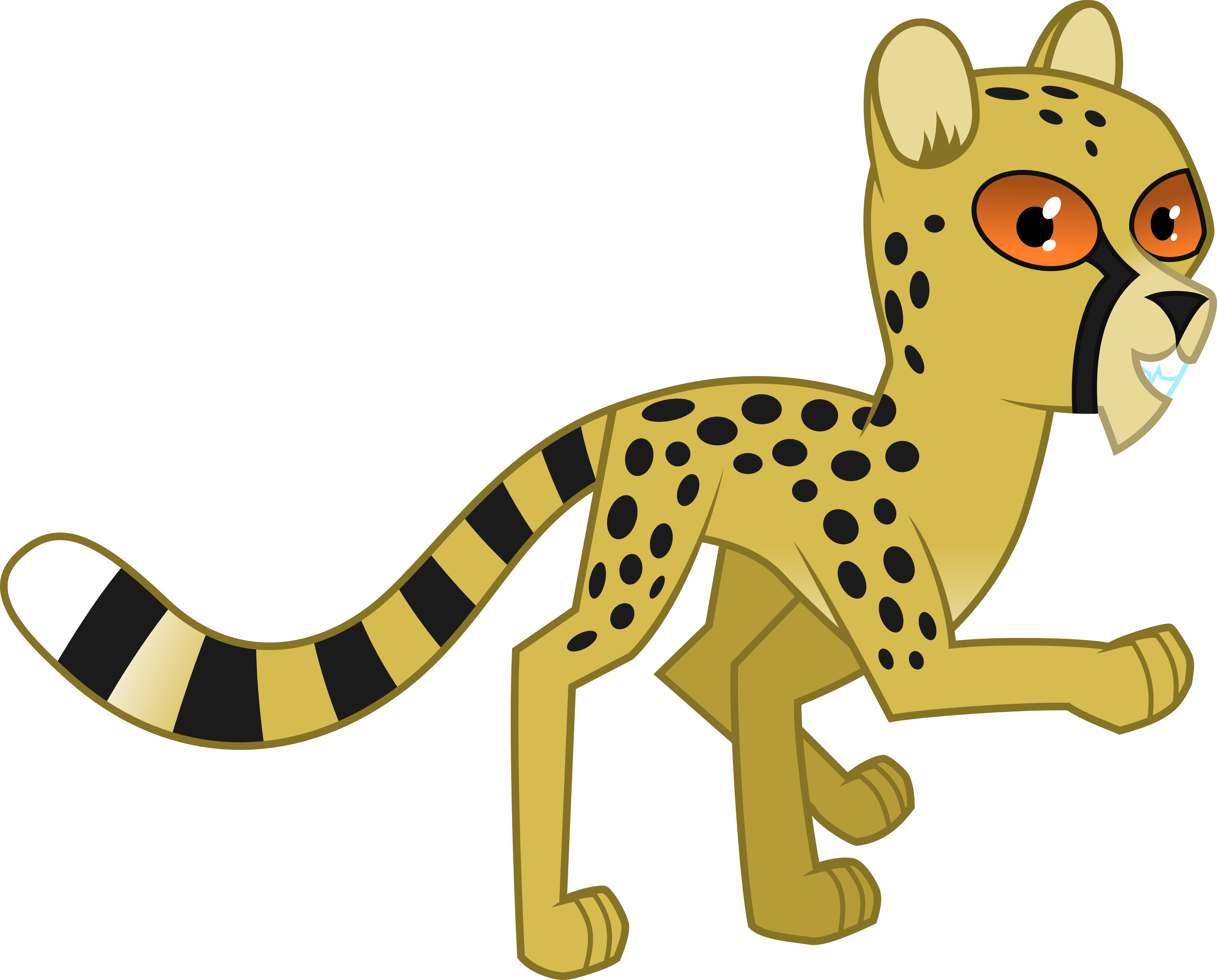 Cartoon Cheetah Png (4808x3874)