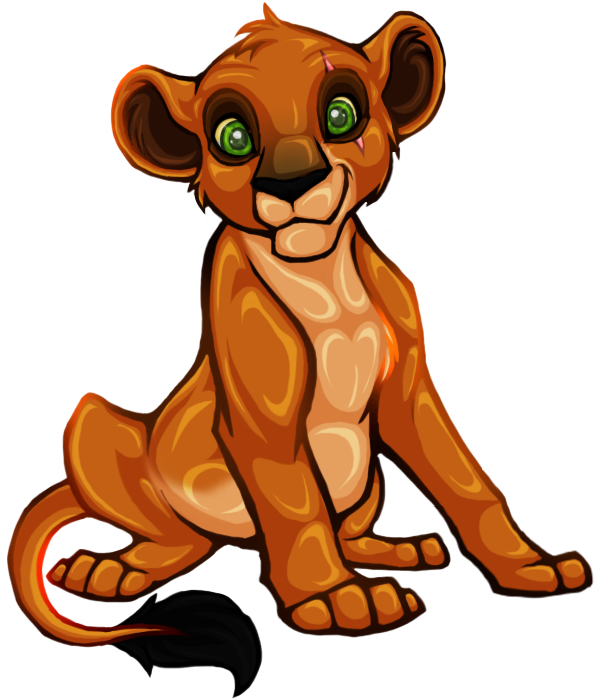 Scar Cub By Brittlebear - Taka Cub (631x715)