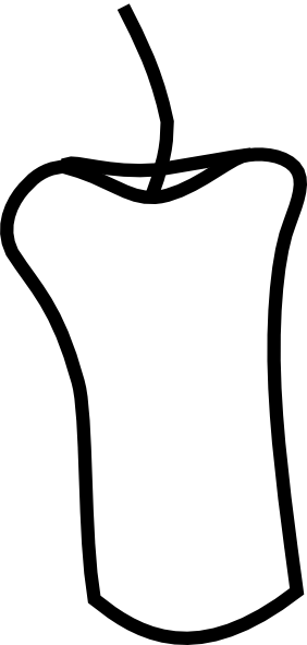 Kandila Clip Art Black And White (282x591)