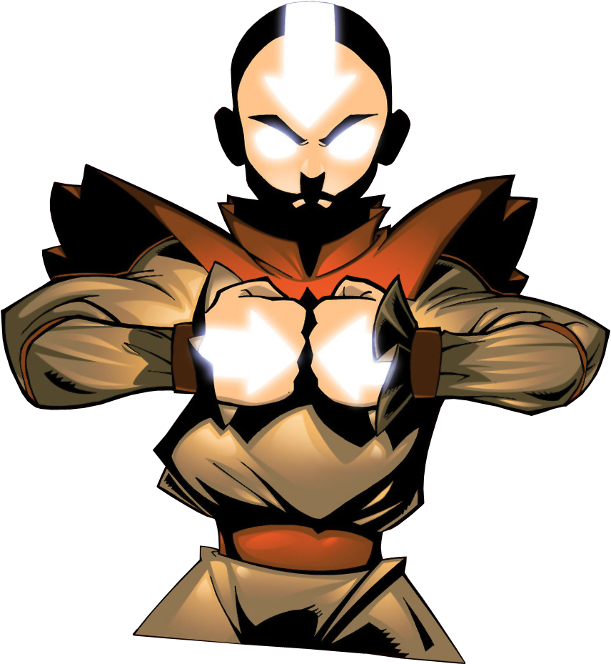 The Last Airbender Aang Katara Sokka Iroh - Avatar Aang Png (900x1021)