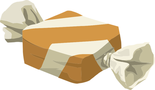Caramel Candy Clipart - ห่อ ขนม Png (500x291)