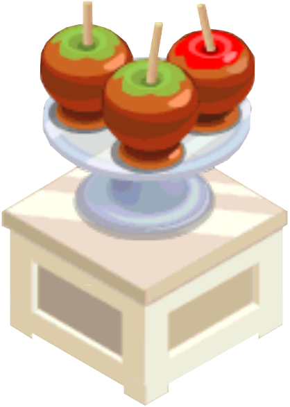 Oven-caramel Apple - Cake (418x587)