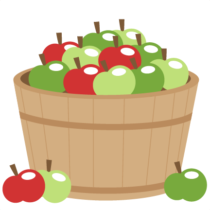 Apple Barrel Svg Cutting Files For Cricut Silhouette - Barrel Of Apples Clipart (432x432)