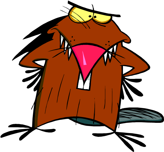 Daggett - Beavers Cartoon (650x650)