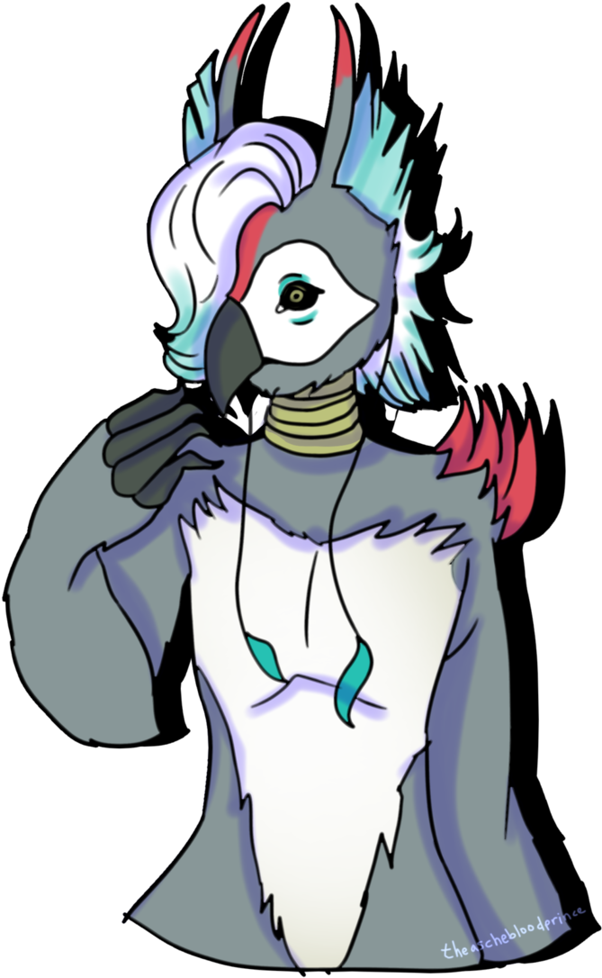 [at] Birb By Theaschebloodprince - Cartoon (698x1144)