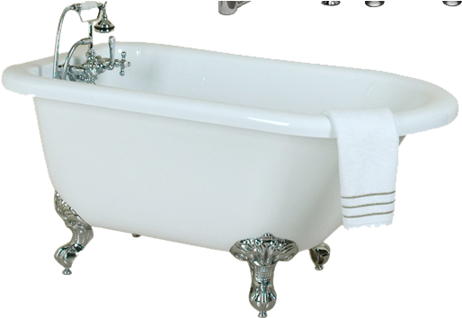 Popular Interior Concept And Bathtub Transparent Clip - Bañera Con Patas De Águila Darlington 175 Cm Con Patas (584x364)