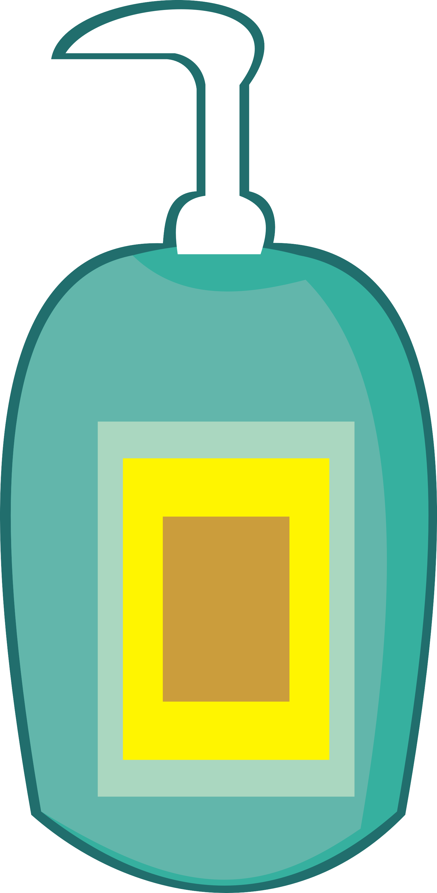 Shampoo Bottle Clip Art - Shampoo Bottle Clip Art (1534x3131)