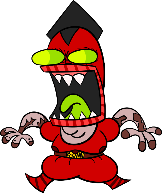 Here's The Transparent Pester - Cartoon (540x644)