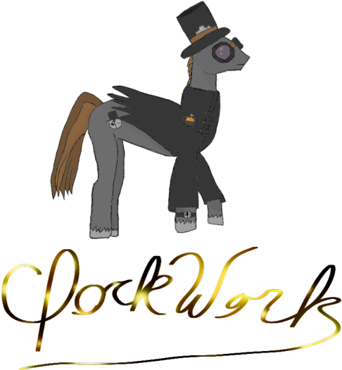 This Was My First Attempt At Drawing Clockwork - Cartoon (500x537)