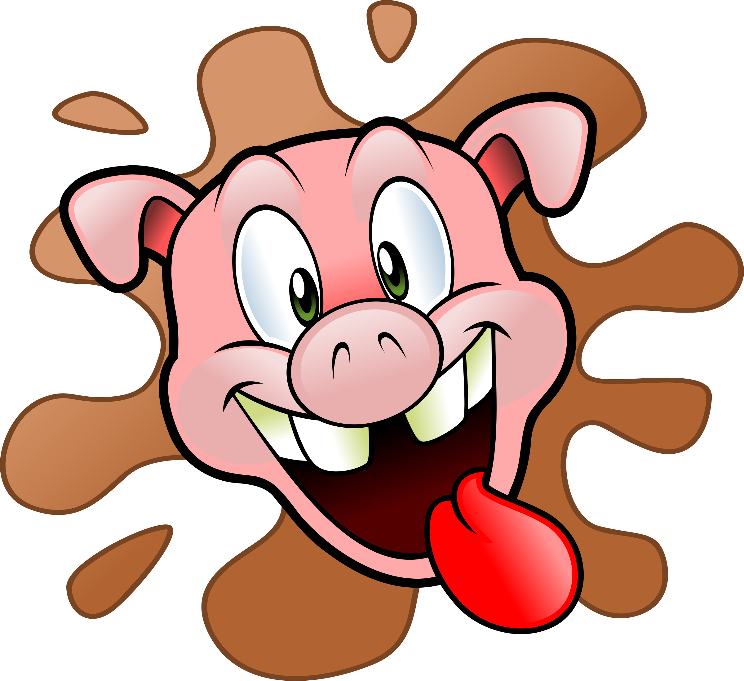 Clipart - Pork Clip Art (2400x2196)