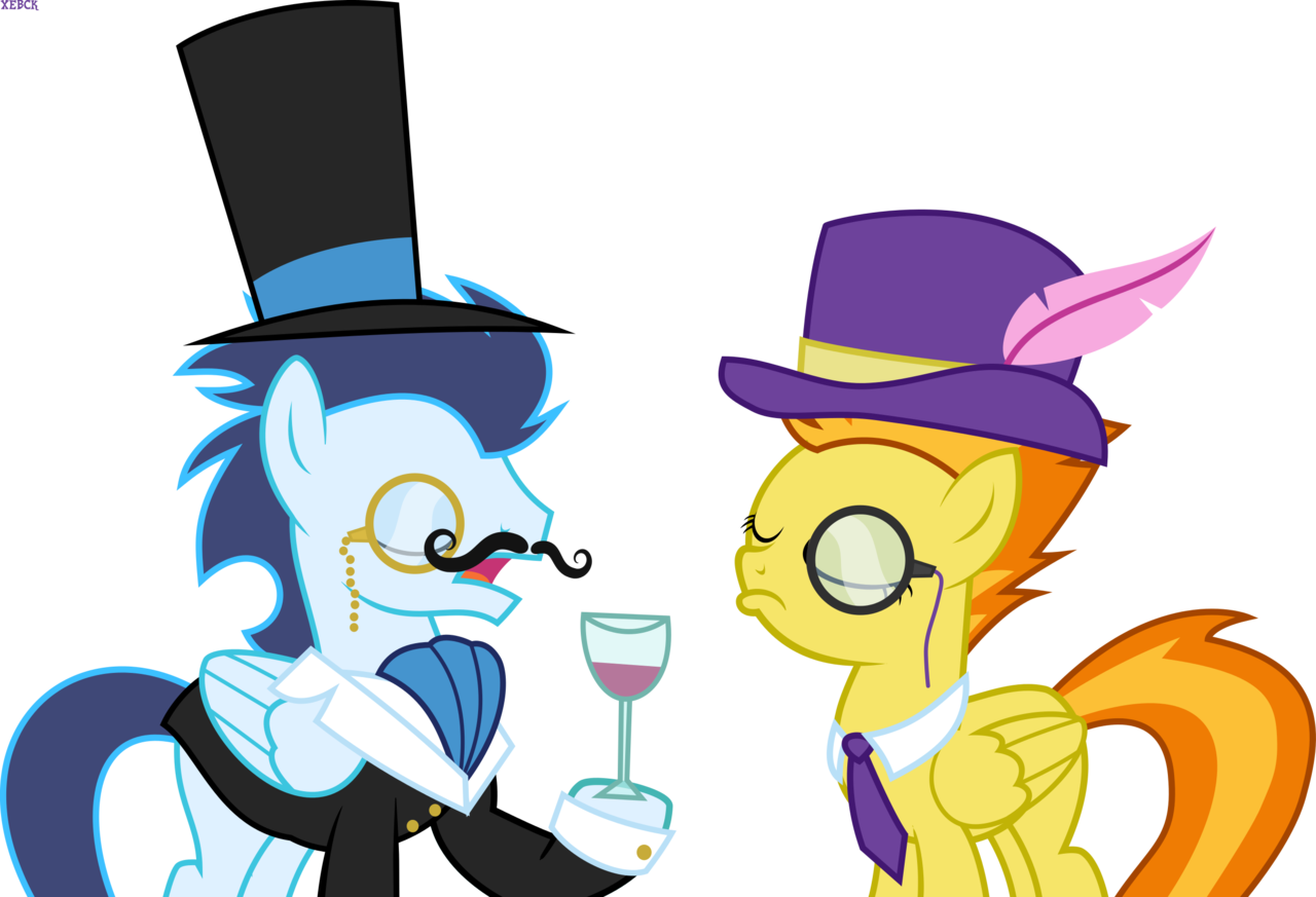 Xebck, Classy, Clothes, Cufflinks, Cuffs , Drink, Eyes - My Little Pony Friendship Is Magic Bowler Hat (1280x873)