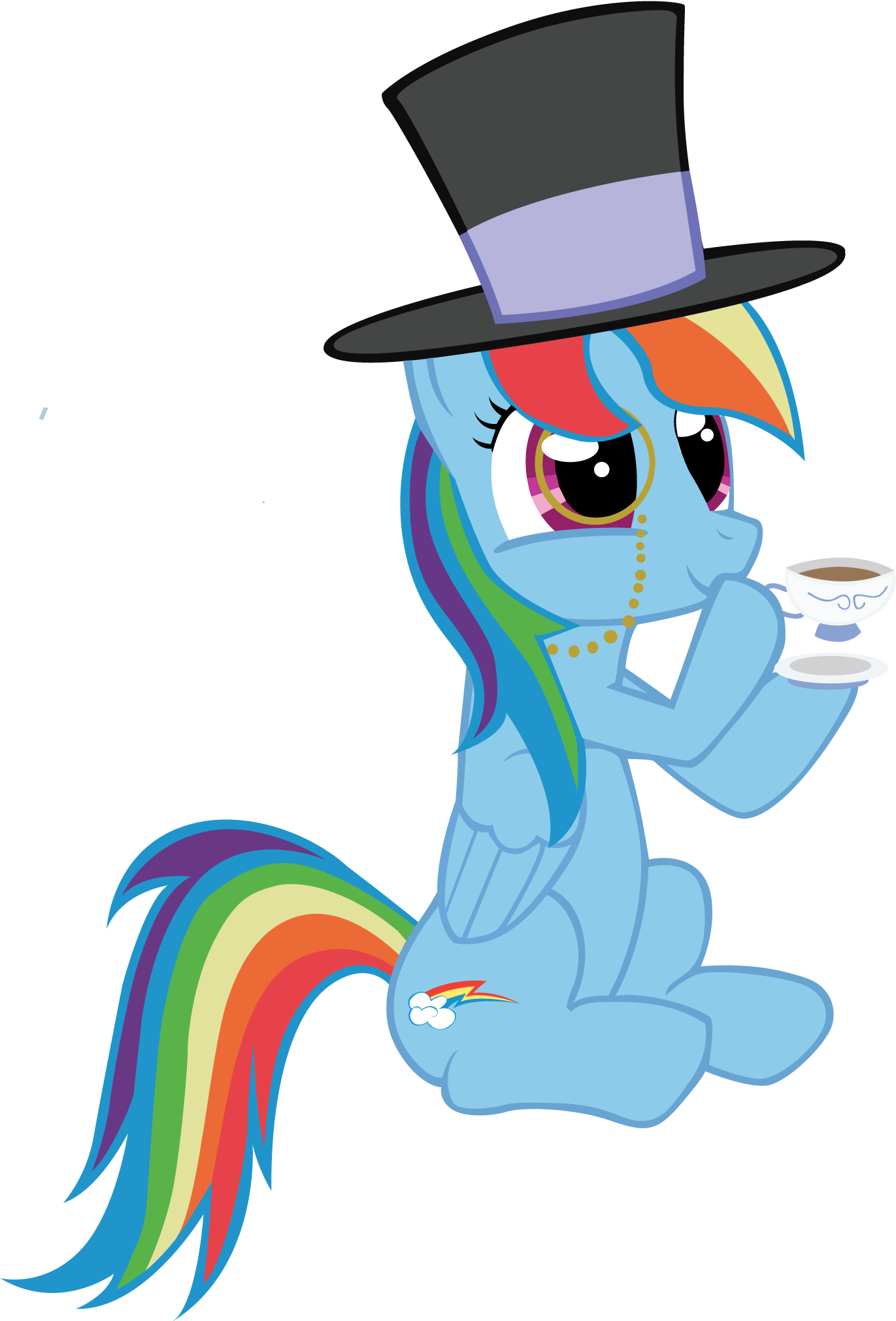 Fancy By Ocarina0ftimelord Rainbow Dash - Rainbow Dash Sir (1600x2050)