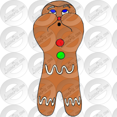 Shy Gingerbread Man Picture - Gingerbread Man (380x380)